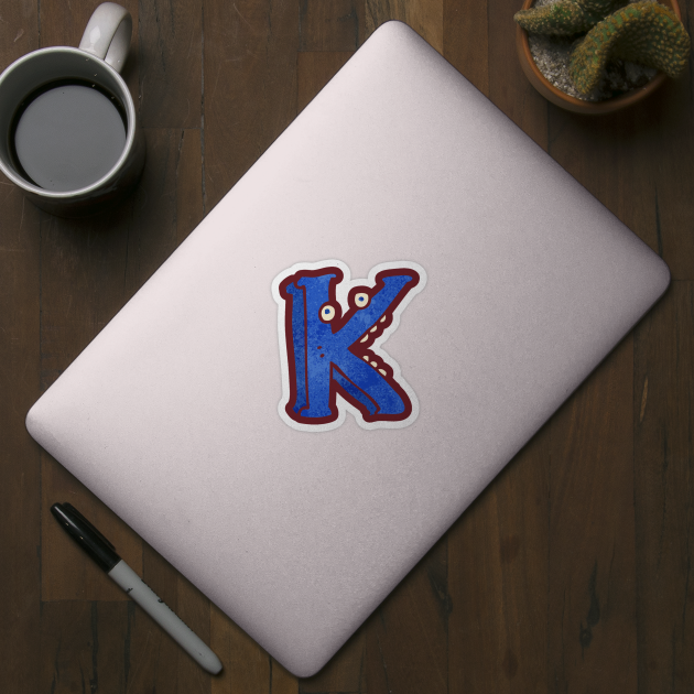 funny Letter,Christmas Gifts,A wonderful gift for those who start their name with K letter by rayanammmar